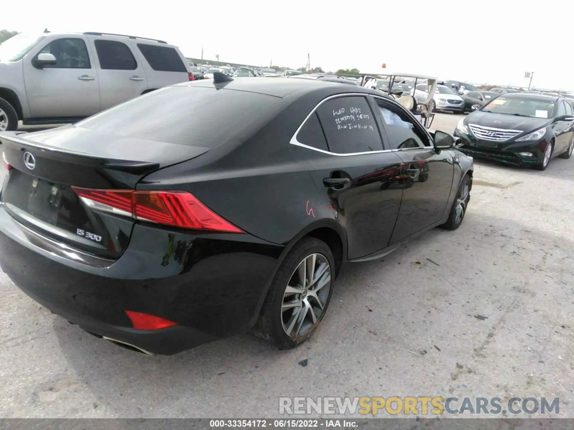 4 Photograph of a damaged car JTHAA1D2XL5103497 LEXUS IS 2020