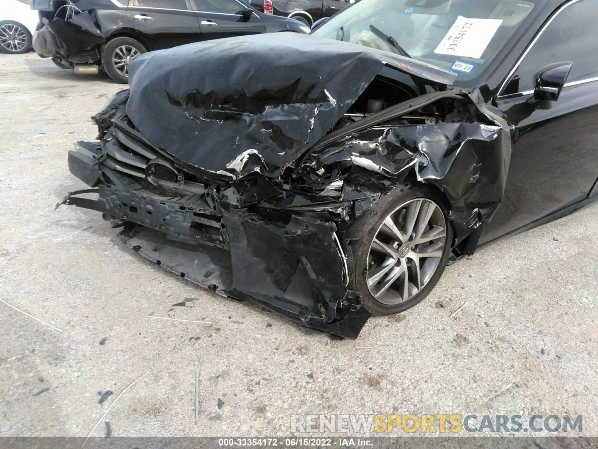 6 Photograph of a damaged car JTHAA1D2XL5103497 LEXUS IS 2020