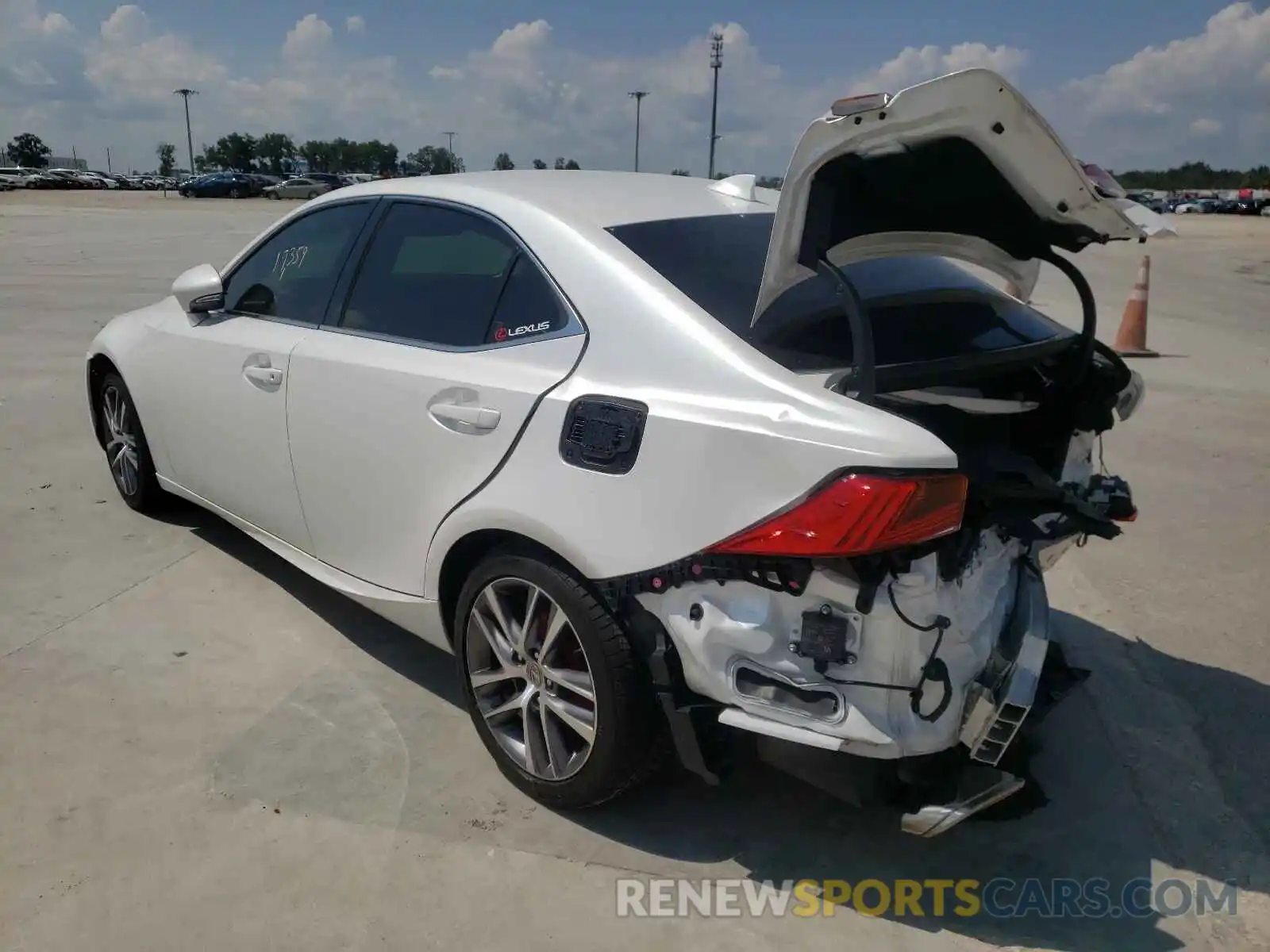 3 Photograph of a damaged car JTHAA1D2XL5104214 LEXUS IS 2020