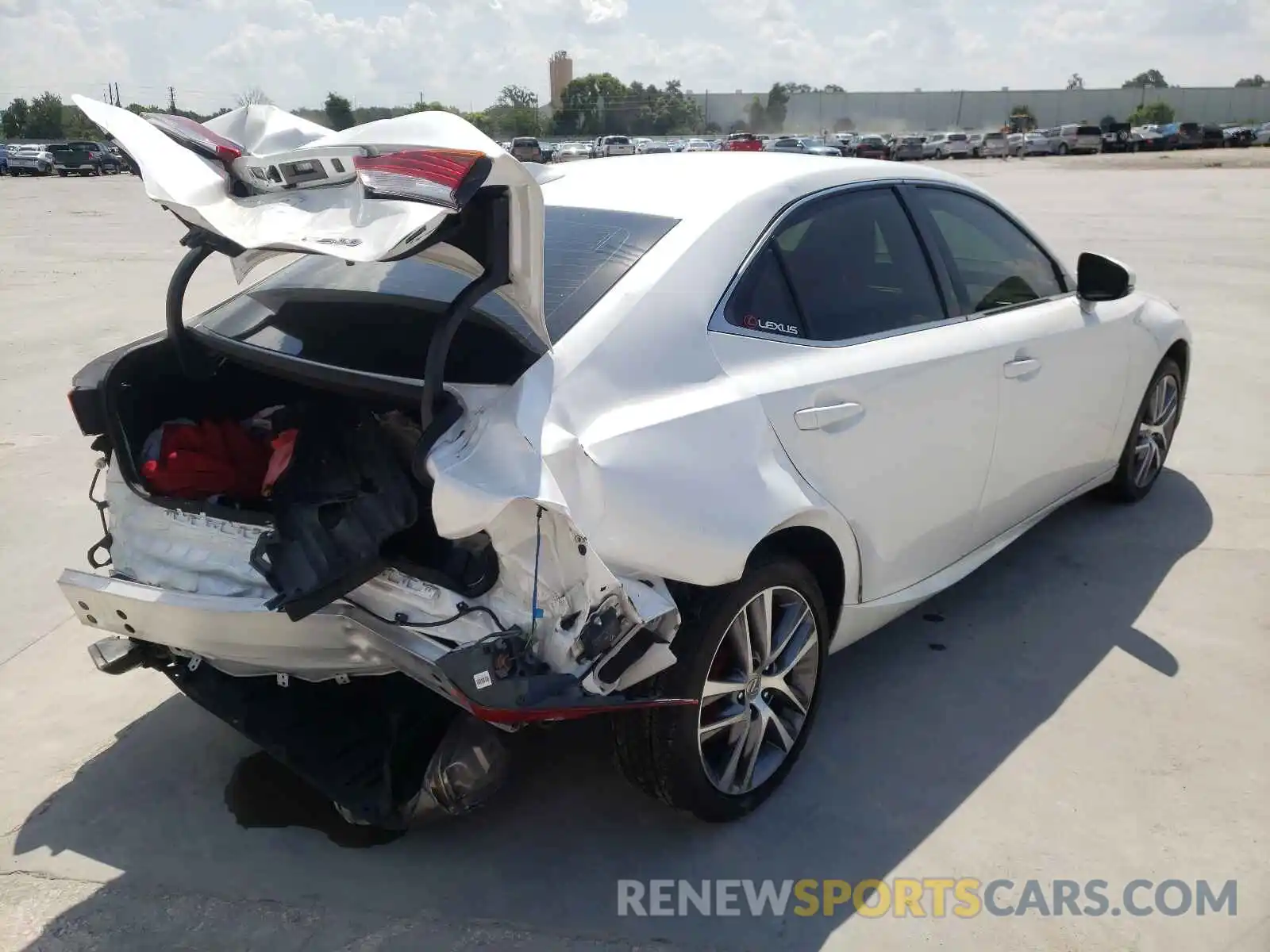 4 Photograph of a damaged car JTHAA1D2XL5104214 LEXUS IS 2020