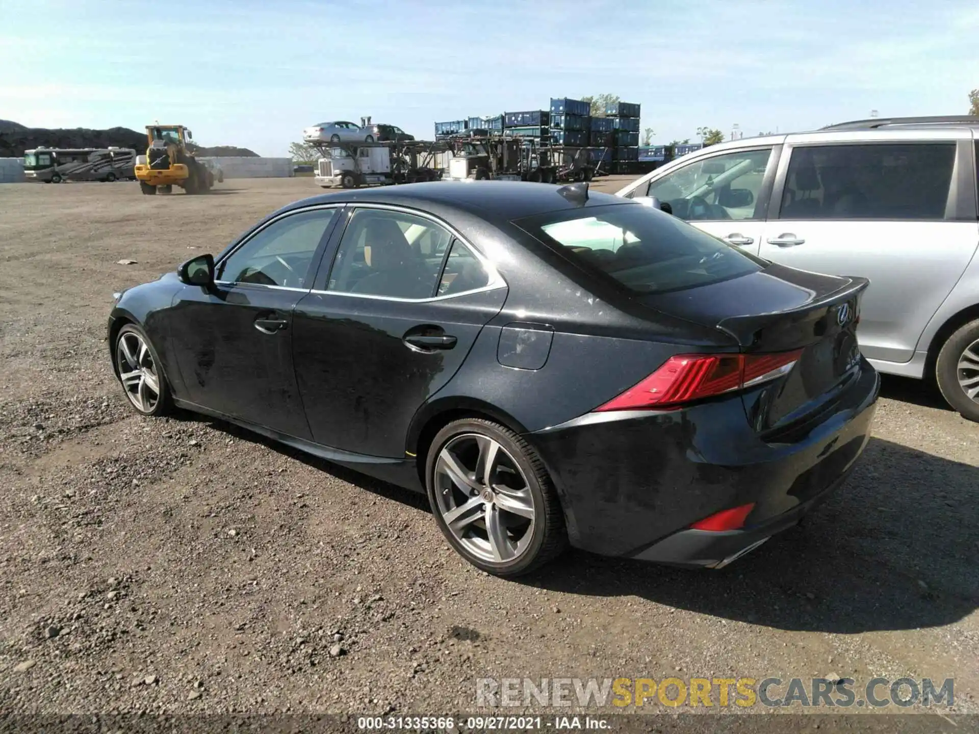 3 Photograph of a damaged car JTHD81F20L5041145 LEXUS IS 2020