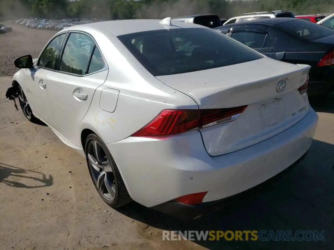 3 Photograph of a damaged car JTHD81F20L5042554 LEXUS IS 2020