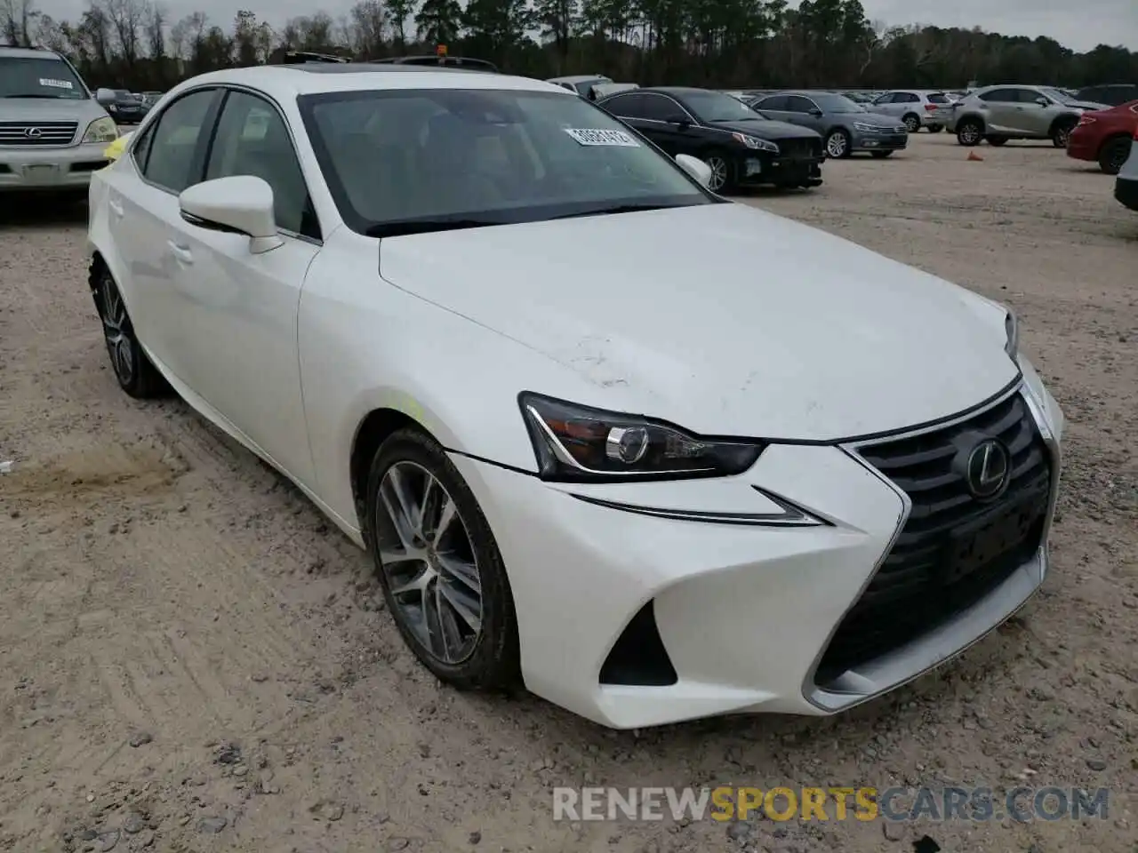 1 Photograph of a damaged car JTHD81F22L5040627 LEXUS IS 2020