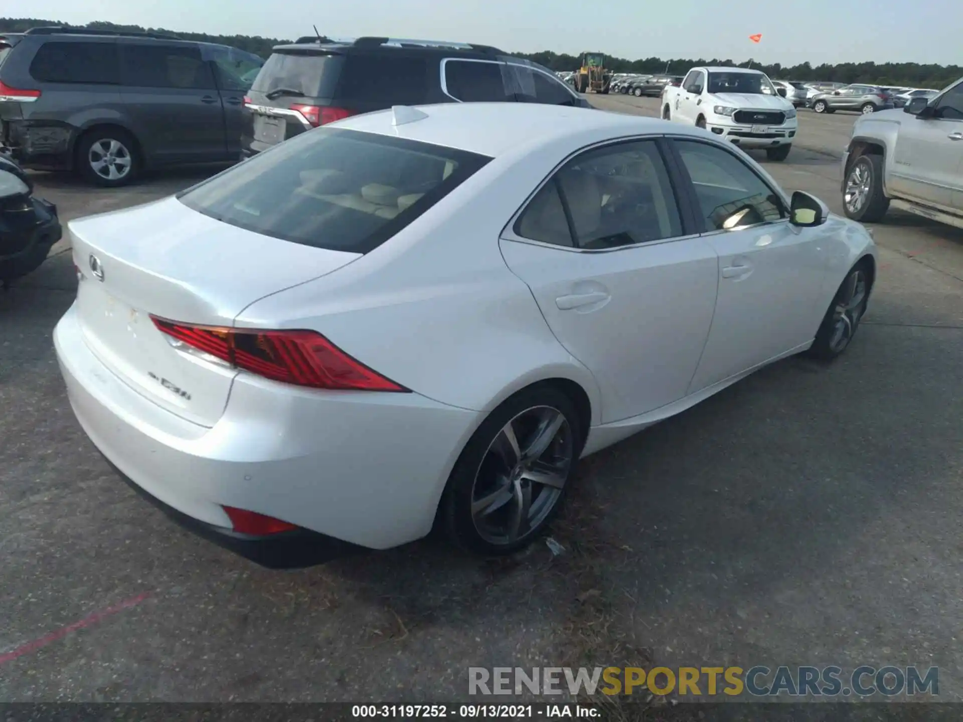 4 Photograph of a damaged car JTHD81F22L5042524 LEXUS IS 2020