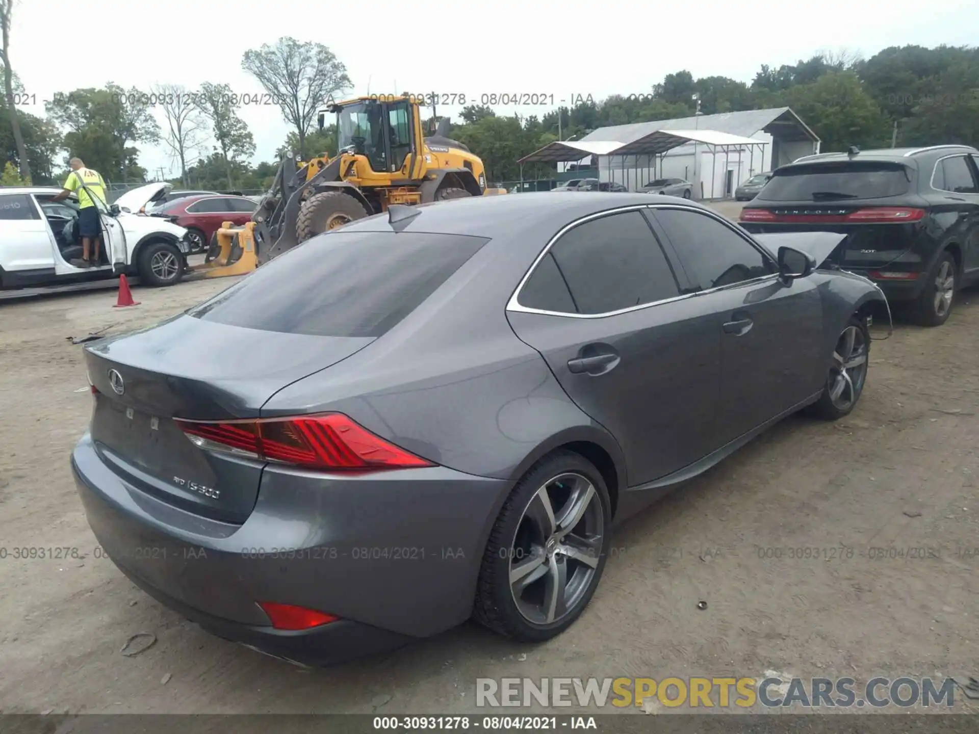 4 Photograph of a damaged car JTHD81F25L5040430 LEXUS IS 2020