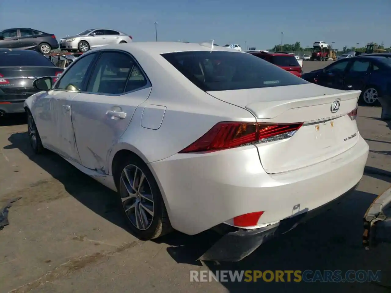 3 Photograph of a damaged car JTHD81F26L5041263 LEXUS IS 2020