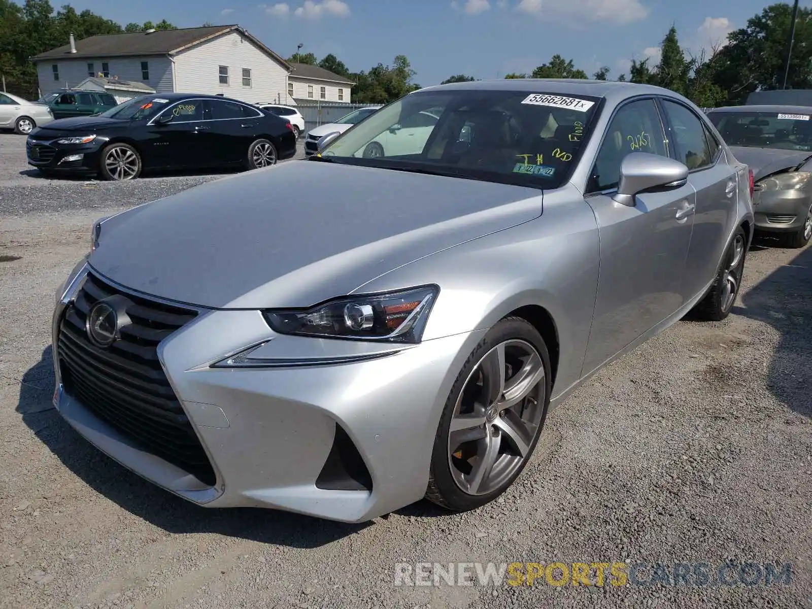 2 Photograph of a damaged car JTHD81F27L5041501 LEXUS IS 2020