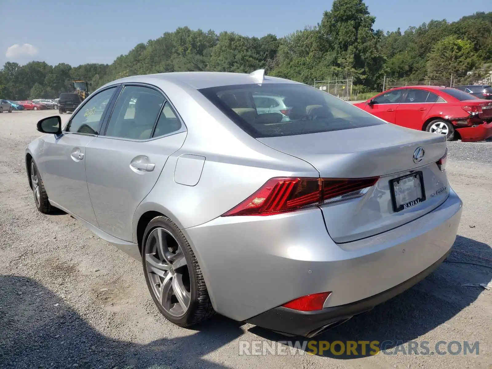 3 Photograph of a damaged car JTHD81F27L5041501 LEXUS IS 2020