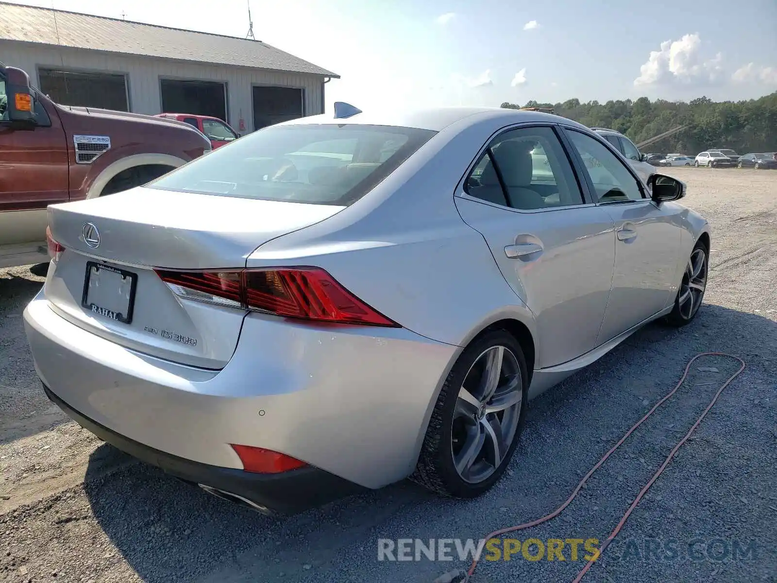 4 Photograph of a damaged car JTHD81F27L5041501 LEXUS IS 2020