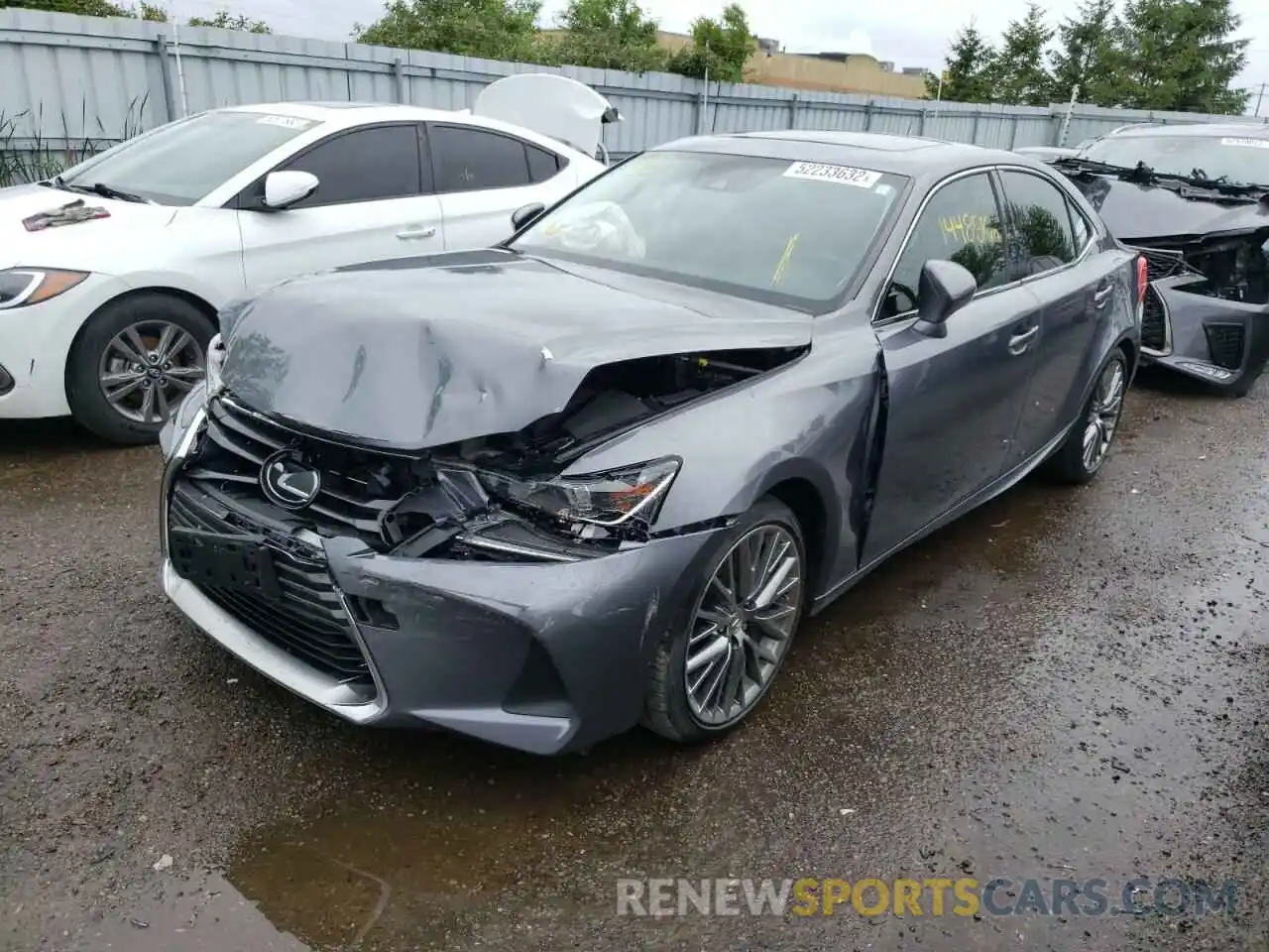 2 Photograph of a damaged car JTHD81F28L5041524 LEXUS IS 2020