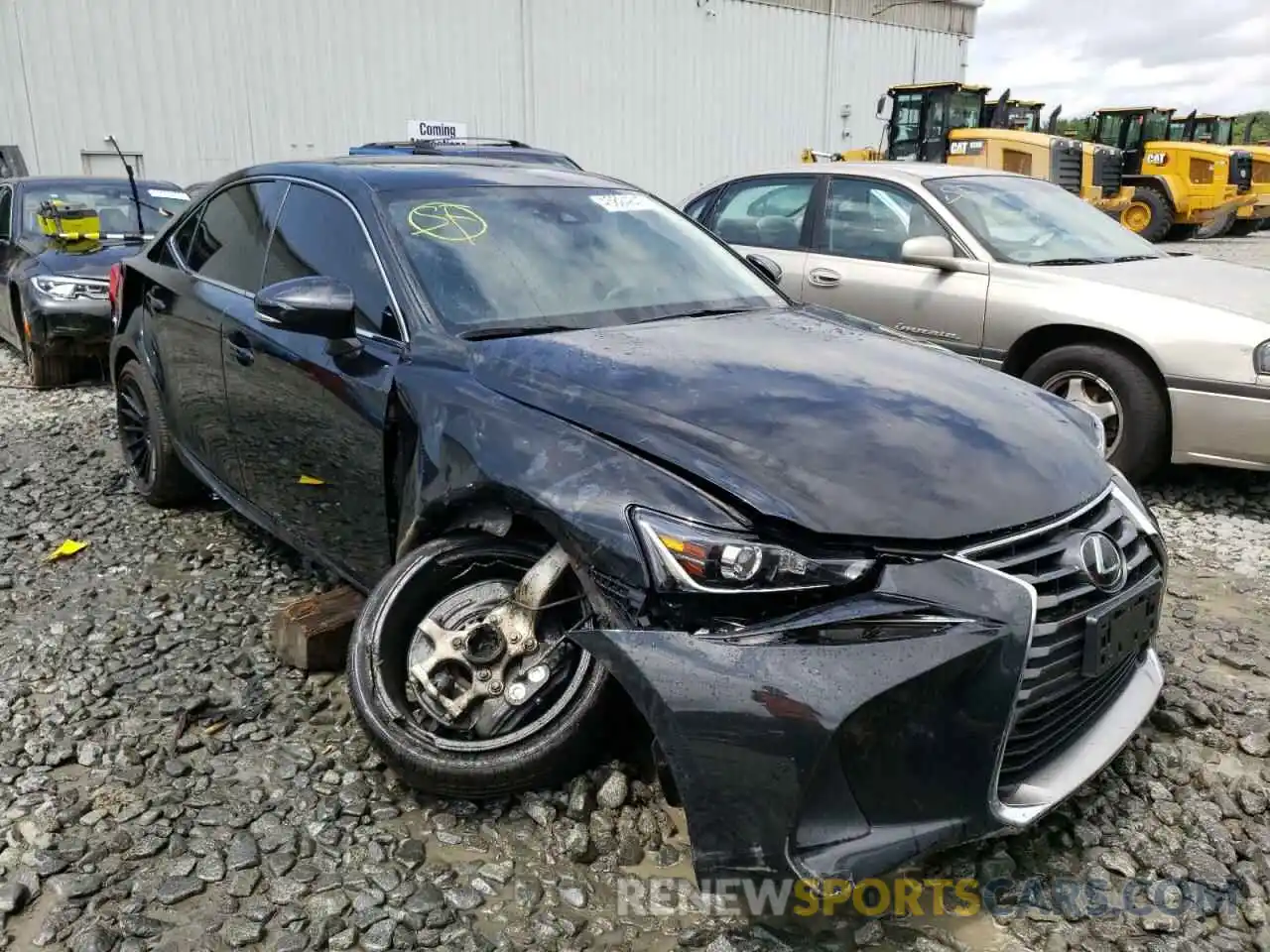 1 Photograph of a damaged car JTHD81F28L5042219 LEXUS IS 2020