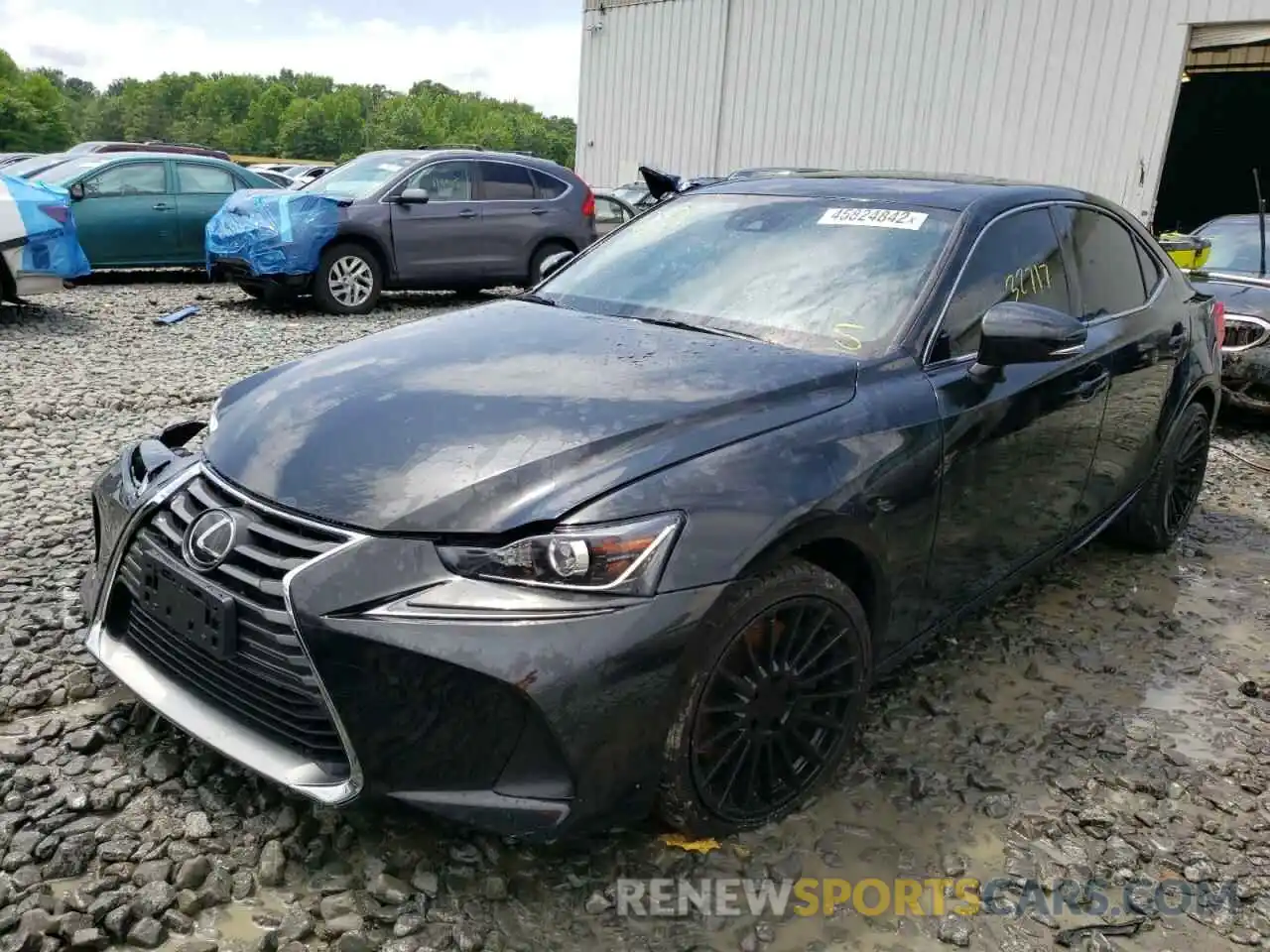 2 Photograph of a damaged car JTHD81F28L5042219 LEXUS IS 2020