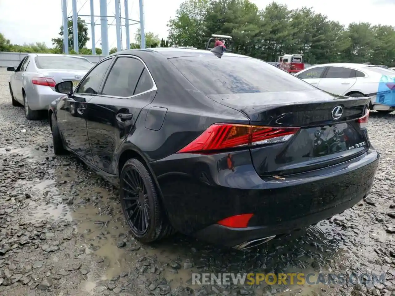 3 Photograph of a damaged car JTHD81F28L5042219 LEXUS IS 2020