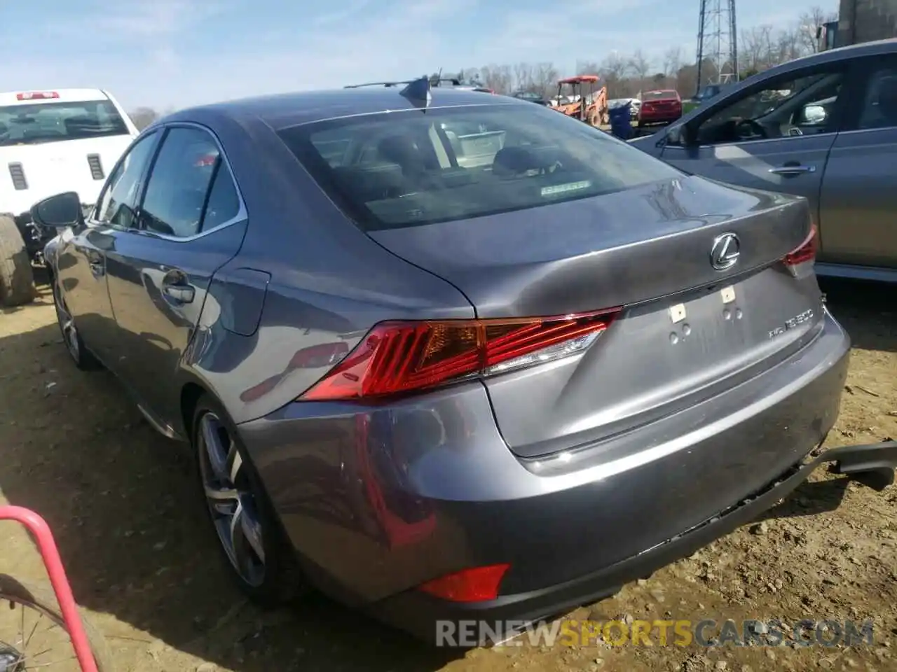 3 Photograph of a damaged car JTHD81F28L5042866 LEXUS IS 2020