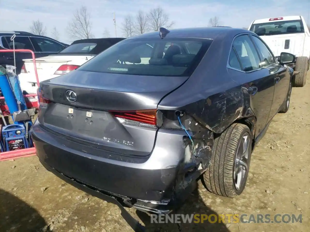 4 Photograph of a damaged car JTHD81F28L5042866 LEXUS IS 2020