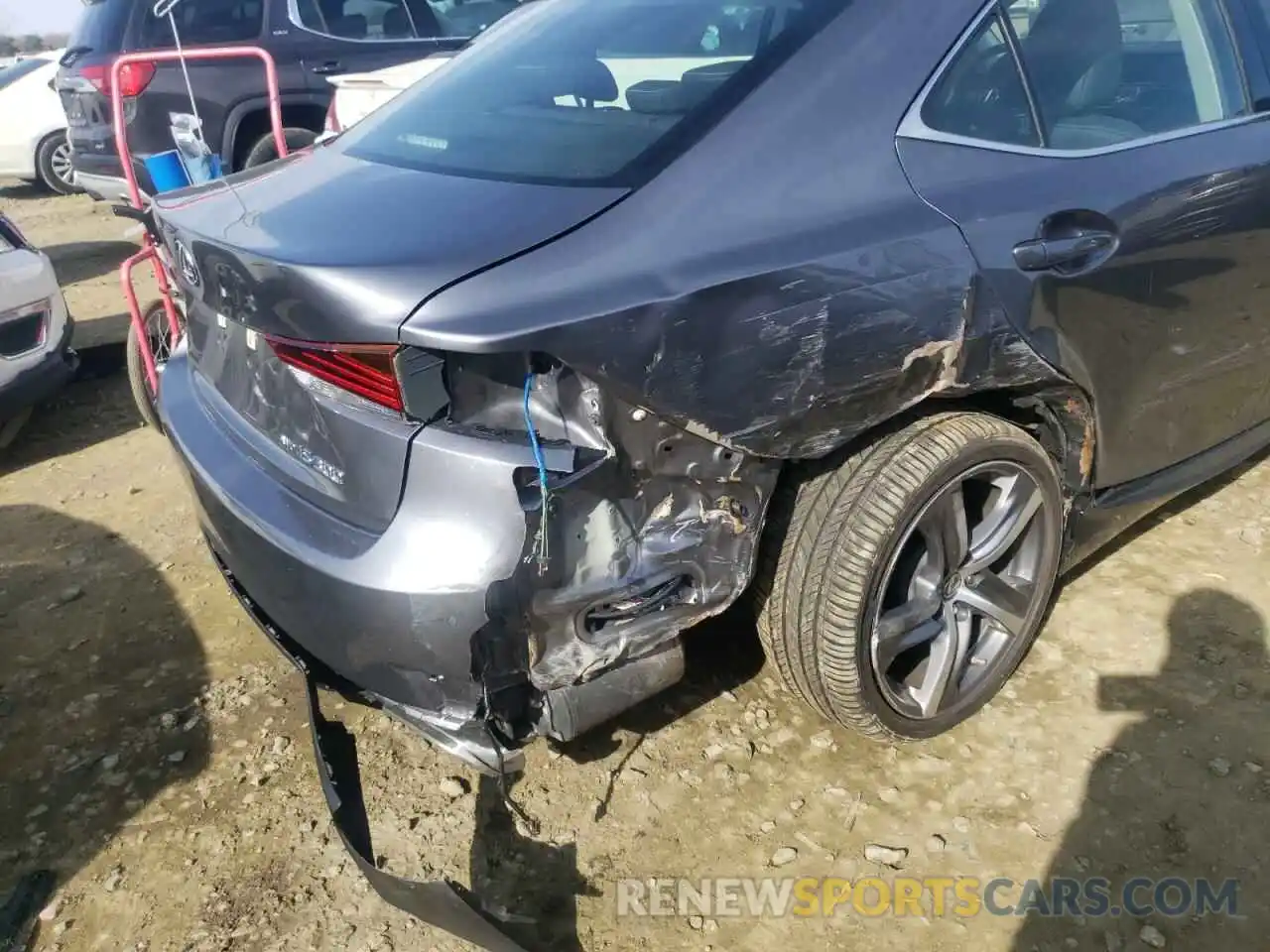 9 Photograph of a damaged car JTHD81F28L5042866 LEXUS IS 2020