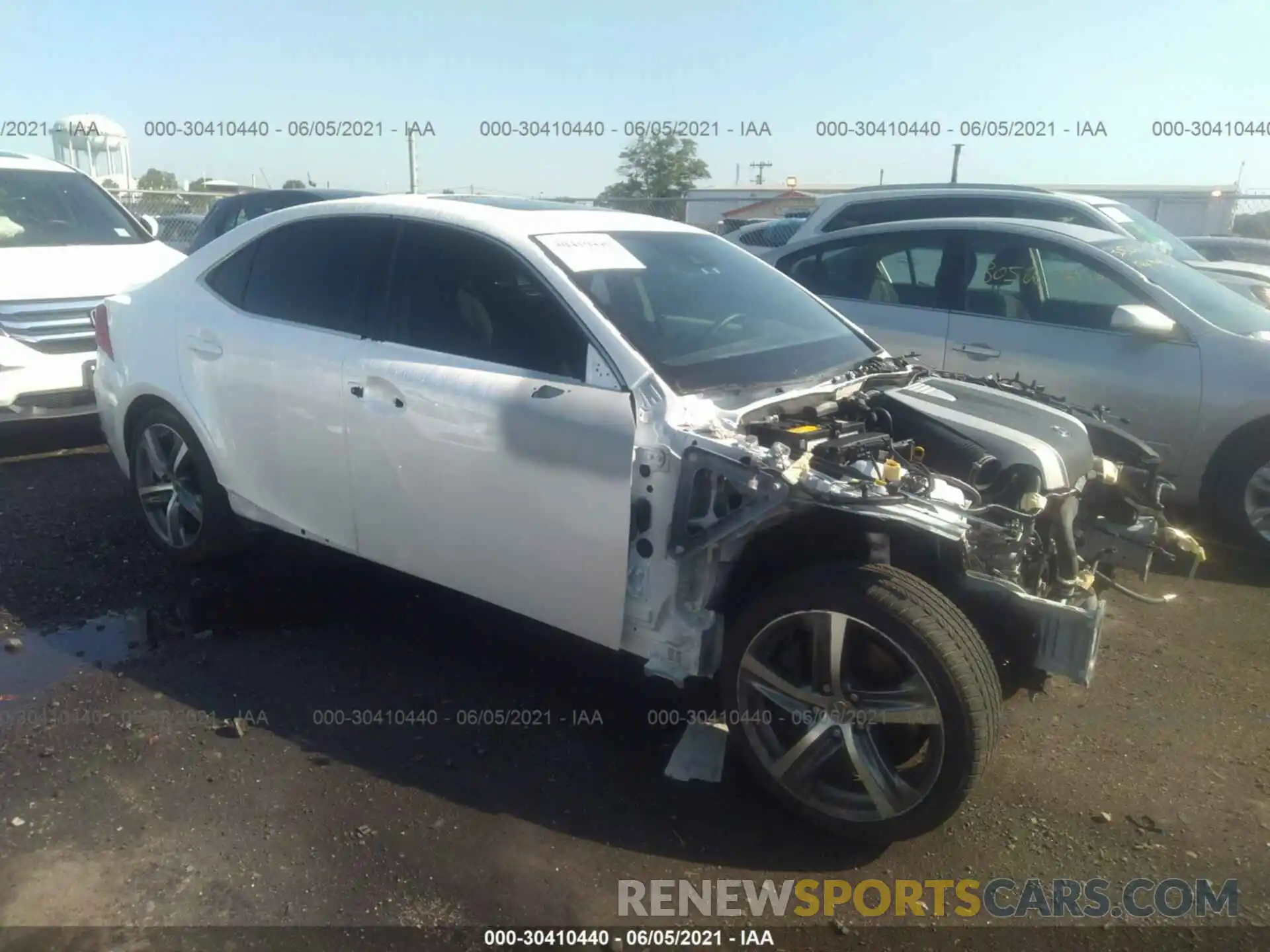 1 Photograph of a damaged car JTHD81F29L5043203 LEXUS IS 2020