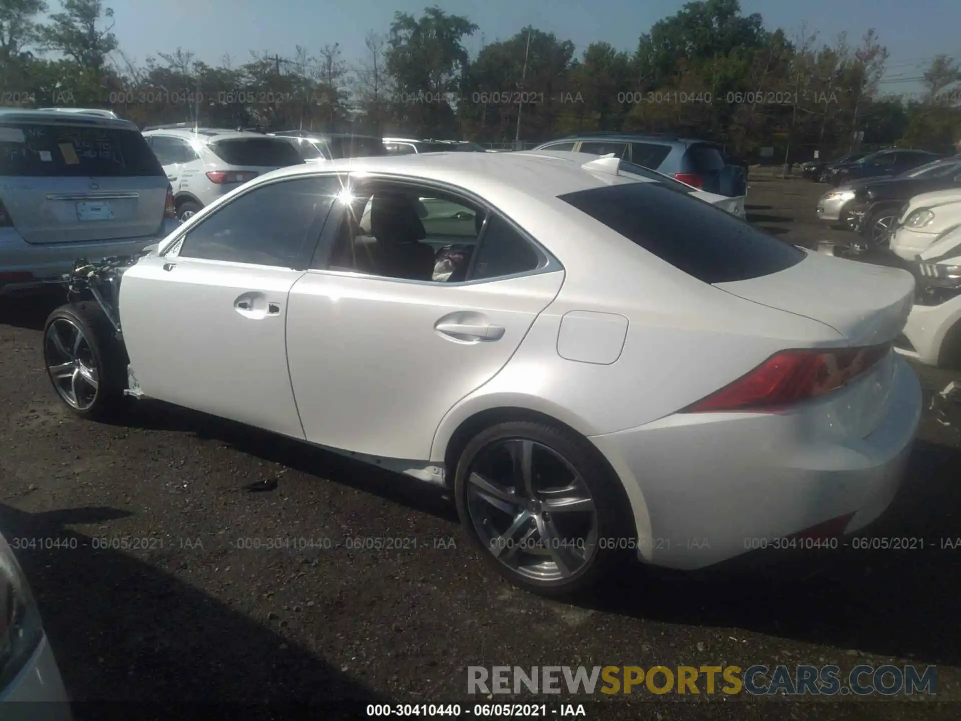 3 Photograph of a damaged car JTHD81F29L5043203 LEXUS IS 2020