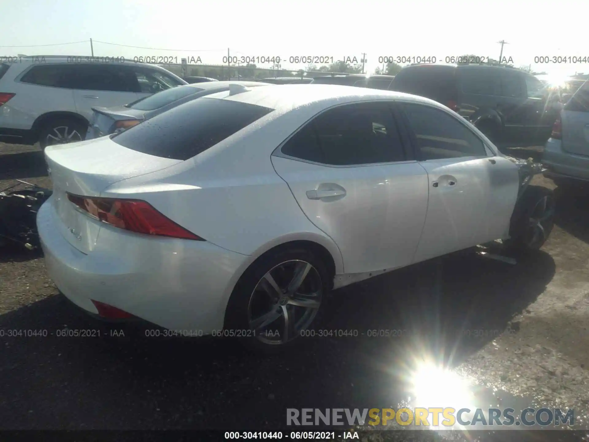 4 Photograph of a damaged car JTHD81F29L5043203 LEXUS IS 2020