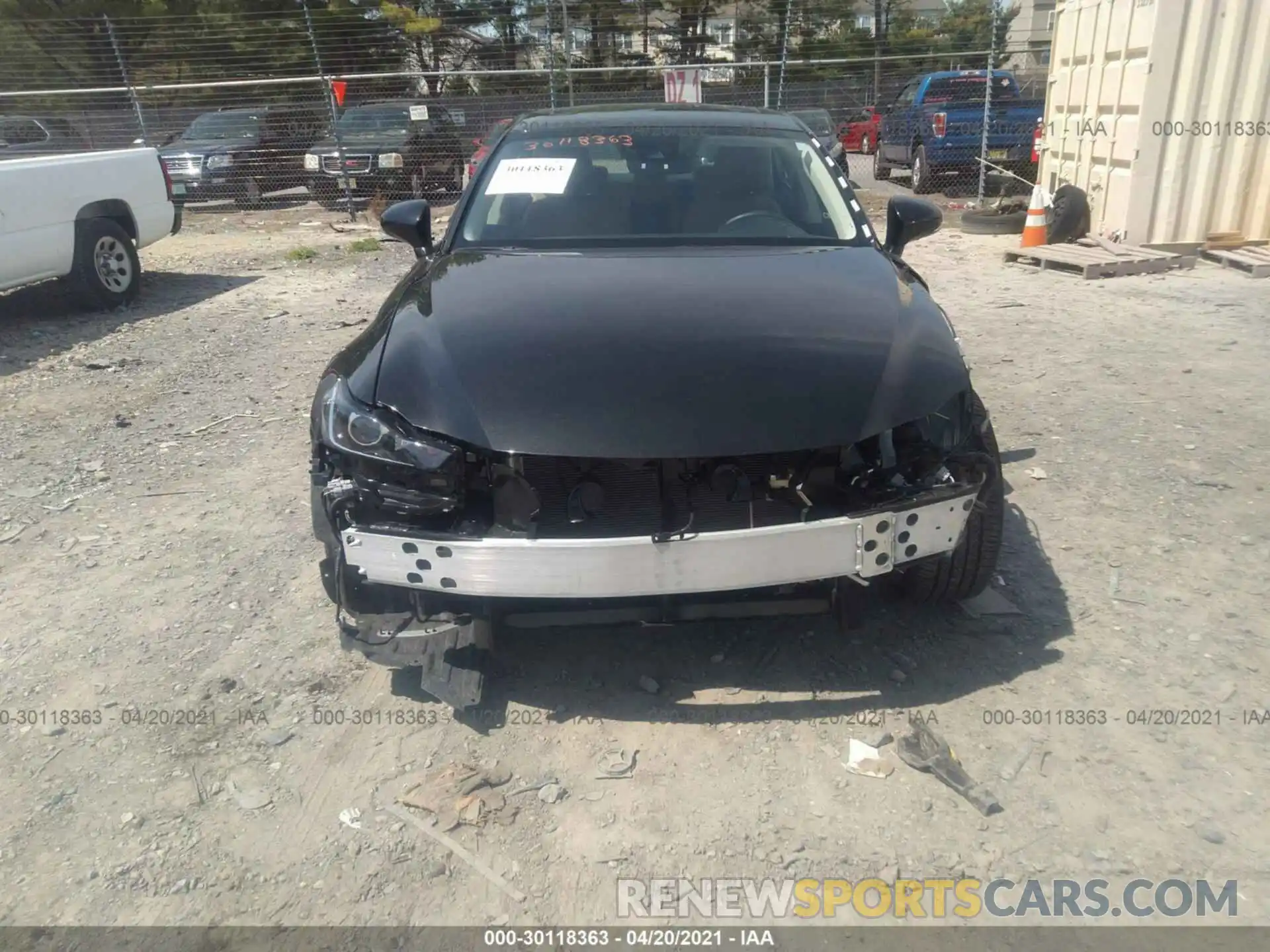 6 Photograph of a damaged car JTHD81F2XL5042870 LEXUS IS 2020