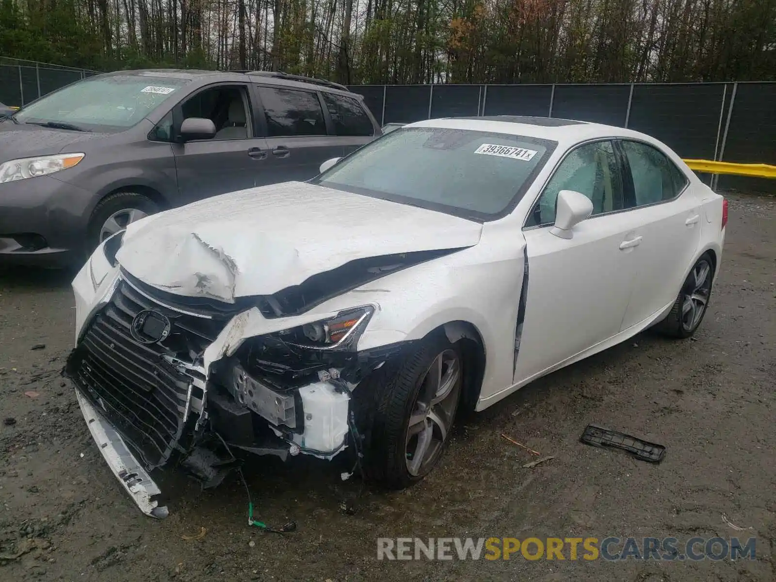 2 Photograph of a damaged car JTHD81F2XL5043291 LEXUS IS 2020