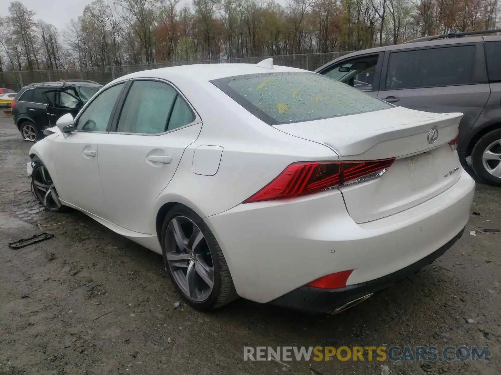 3 Photograph of a damaged car JTHD81F2XL5043291 LEXUS IS 2020