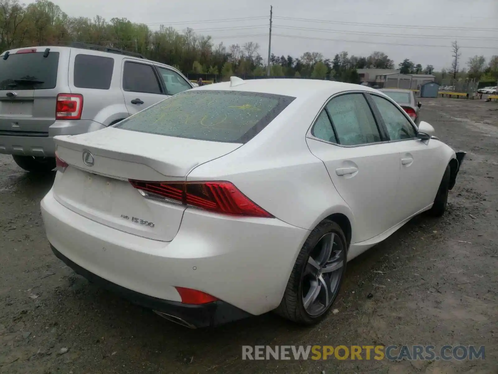 4 Photograph of a damaged car JTHD81F2XL5043291 LEXUS IS 2020