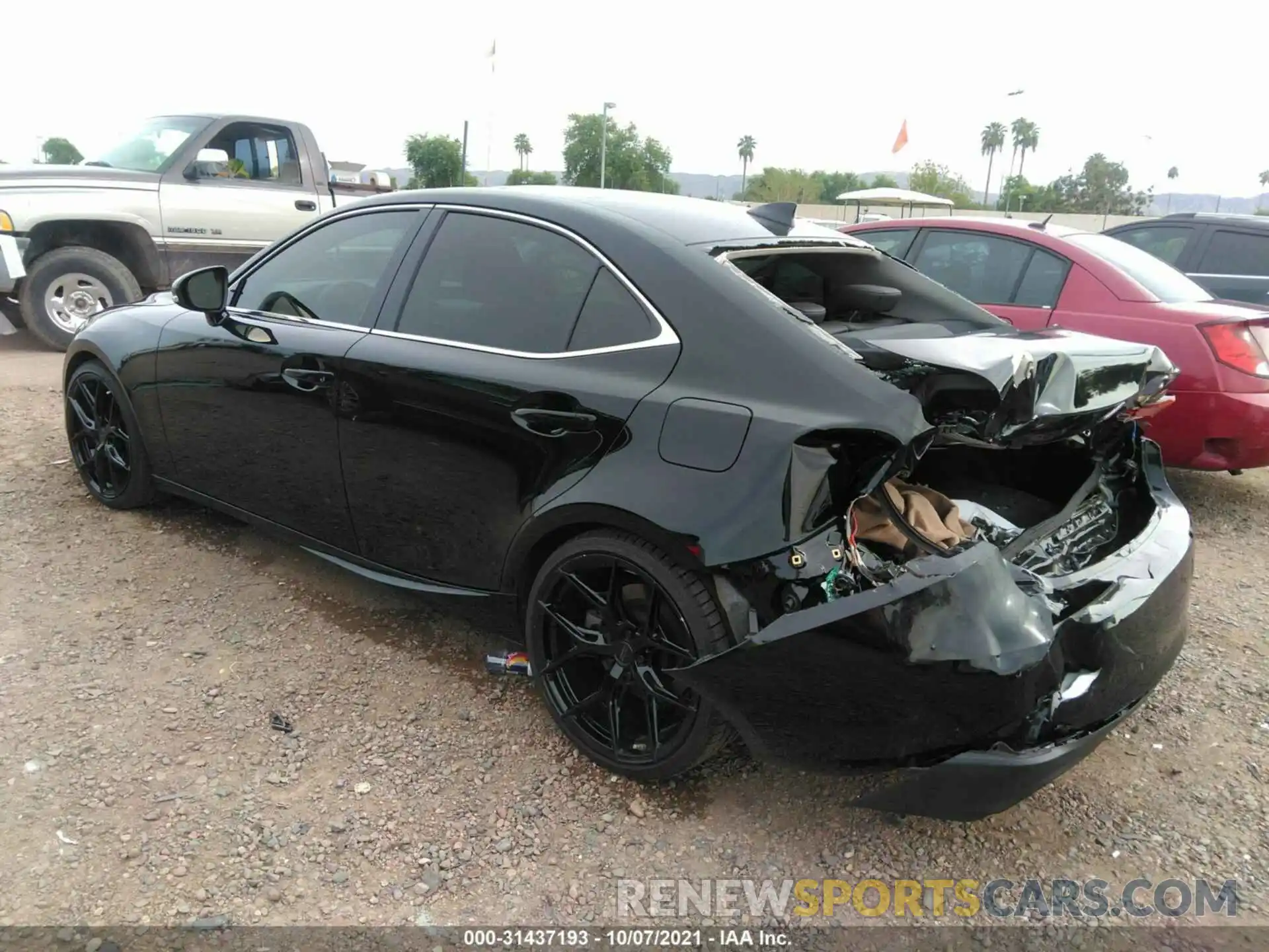 3 Photograph of a damaged car JTHDA1D21L5107189 LEXUS IS 2020