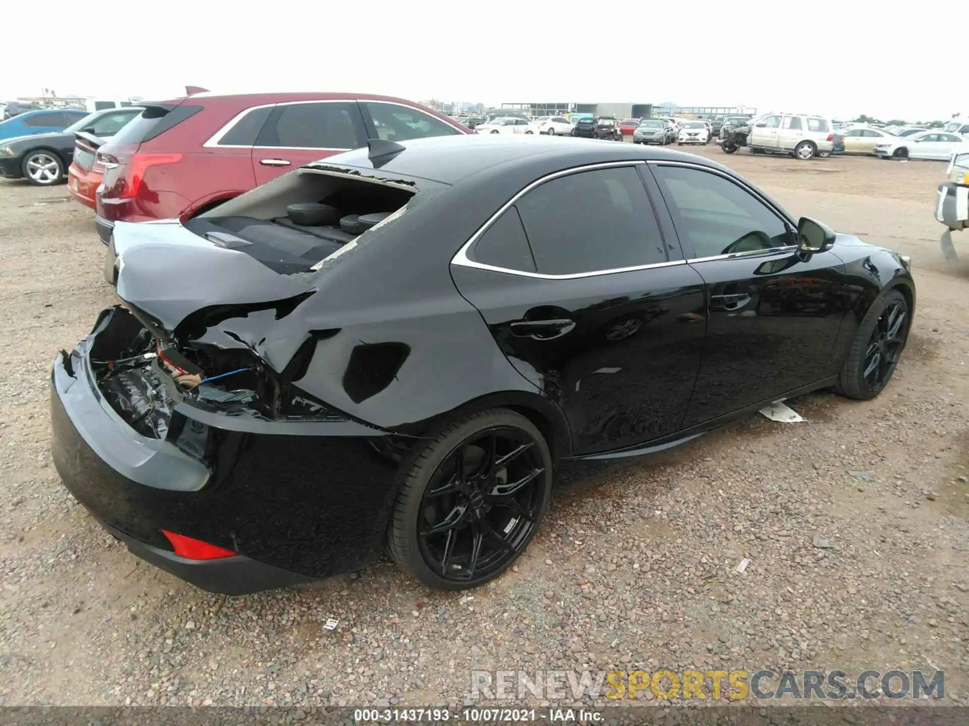 4 Photograph of a damaged car JTHDA1D21L5107189 LEXUS IS 2020