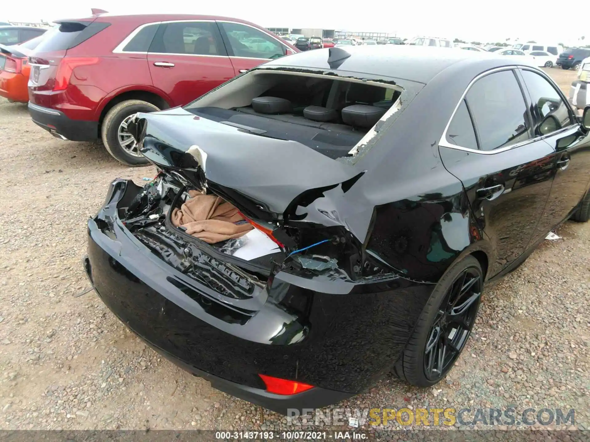 6 Photograph of a damaged car JTHDA1D21L5107189 LEXUS IS 2020