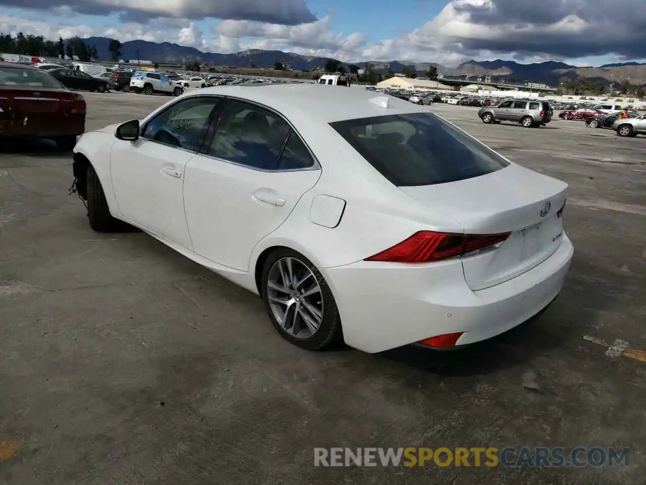 3 Photograph of a damaged car JTHDA1D22L5107377 LEXUS IS 2020