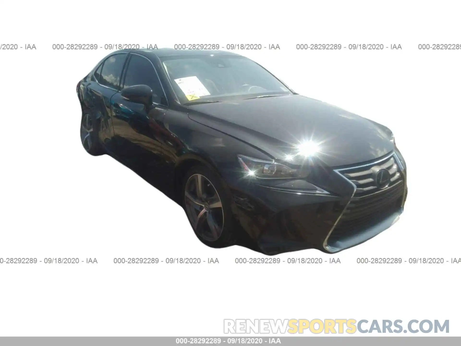 1 Фотография поврежденного автомобиля JTHDA1D23L5100972 LEXUS IS 2020