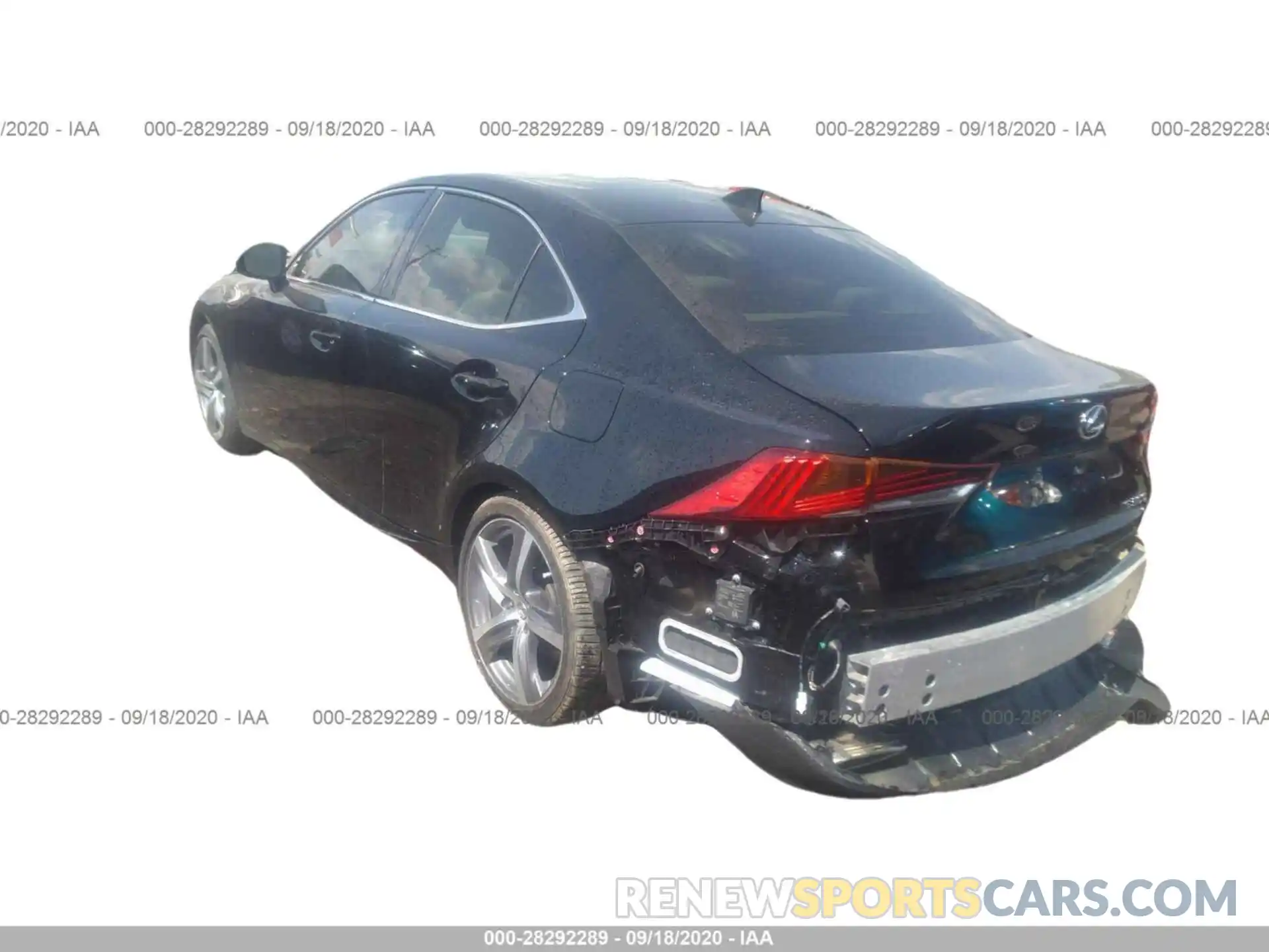 3 Photograph of a damaged car JTHDA1D23L5100972 LEXUS IS 2020