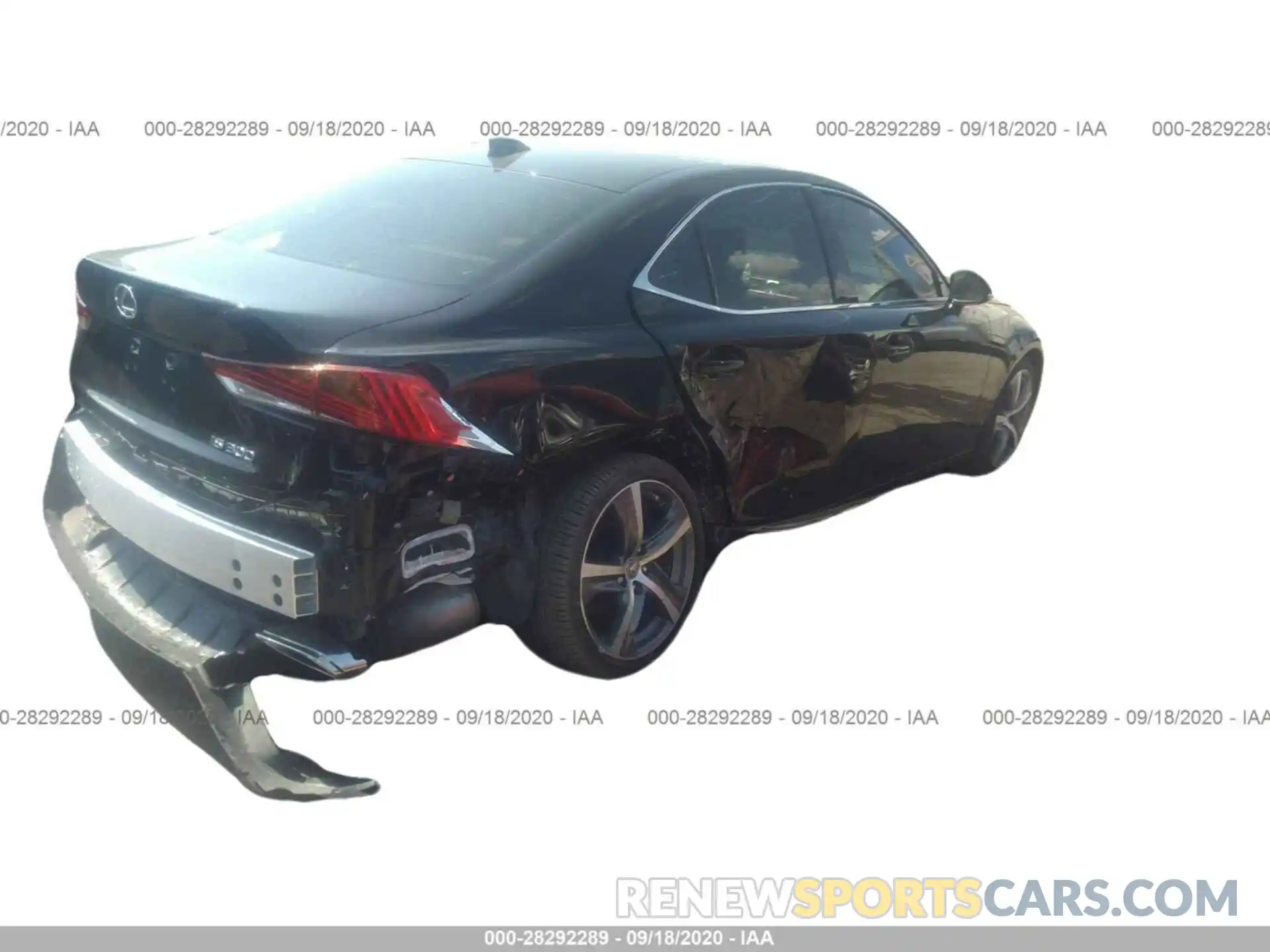 4 Photograph of a damaged car JTHDA1D23L5100972 LEXUS IS 2020