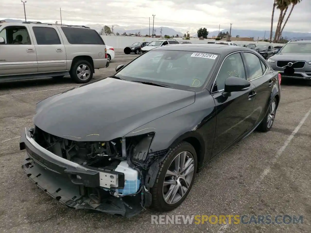 2 Photograph of a damaged car JTHDA1D25L5106711 LEXUS IS 2020