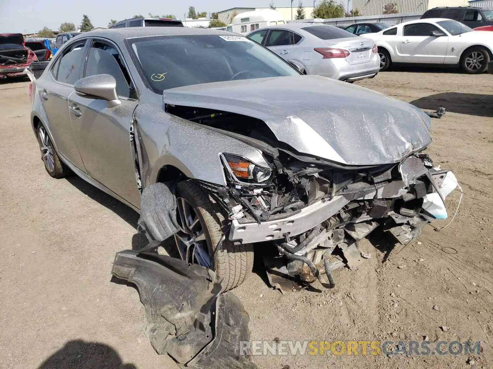 1 Photograph of a damaged car JTHDA1D26L5107057 LEXUS IS 2020