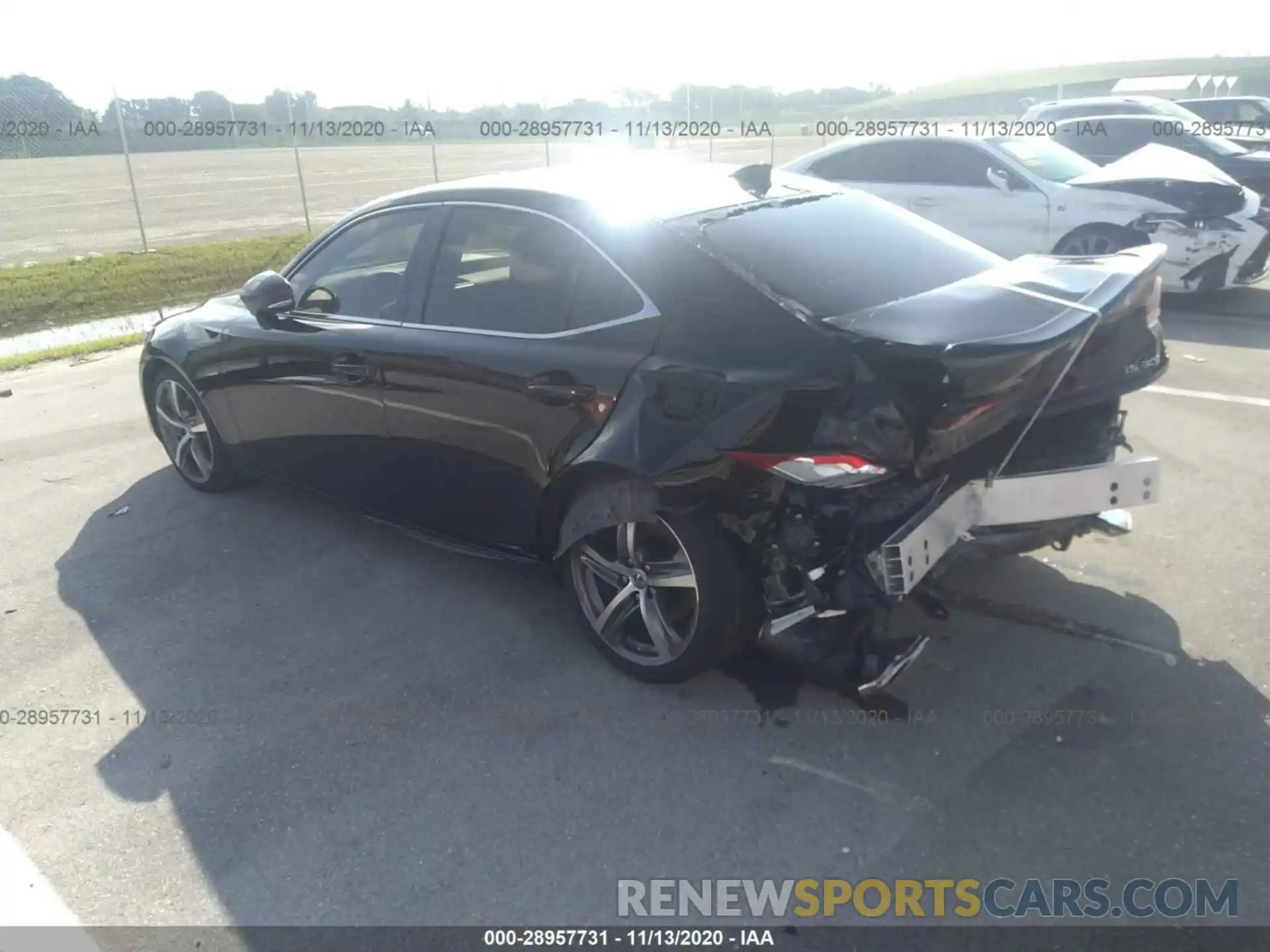 3 Photograph of a damaged car JTHDA1D26L5107494 LEXUS IS 2020