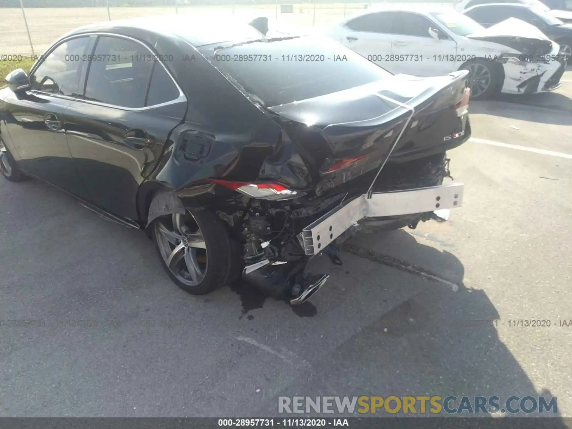 6 Photograph of a damaged car JTHDA1D26L5107494 LEXUS IS 2020