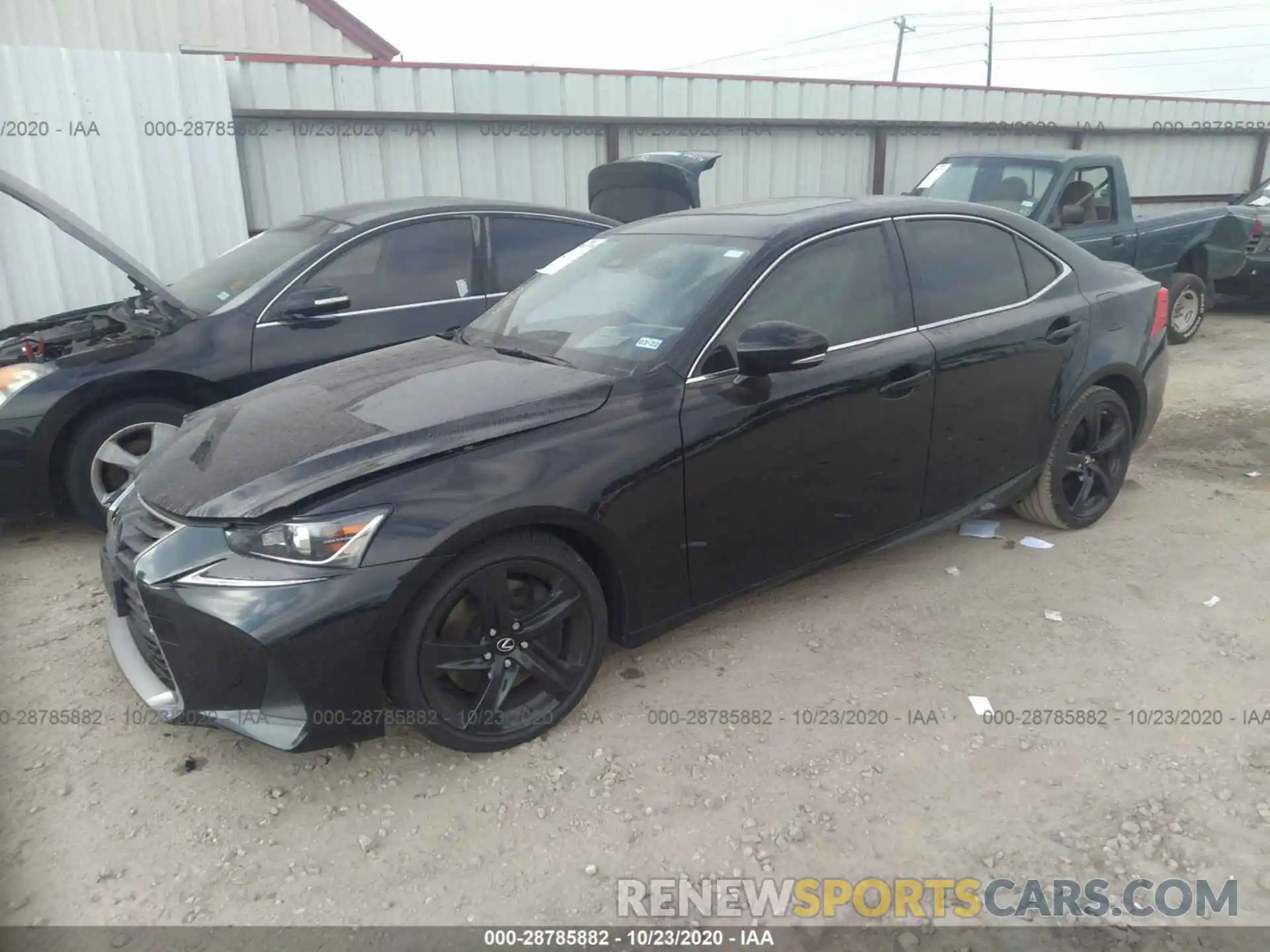 2 Photograph of a damaged car JTHDA1D27L5102630 LEXUS IS 2020