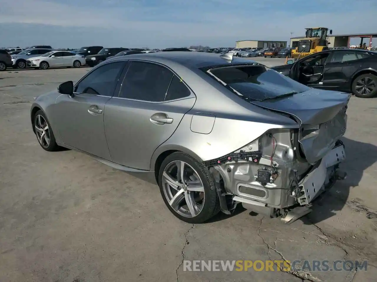 2 Photograph of a damaged car JTHDA1D27L5104488 LEXUS IS 2020