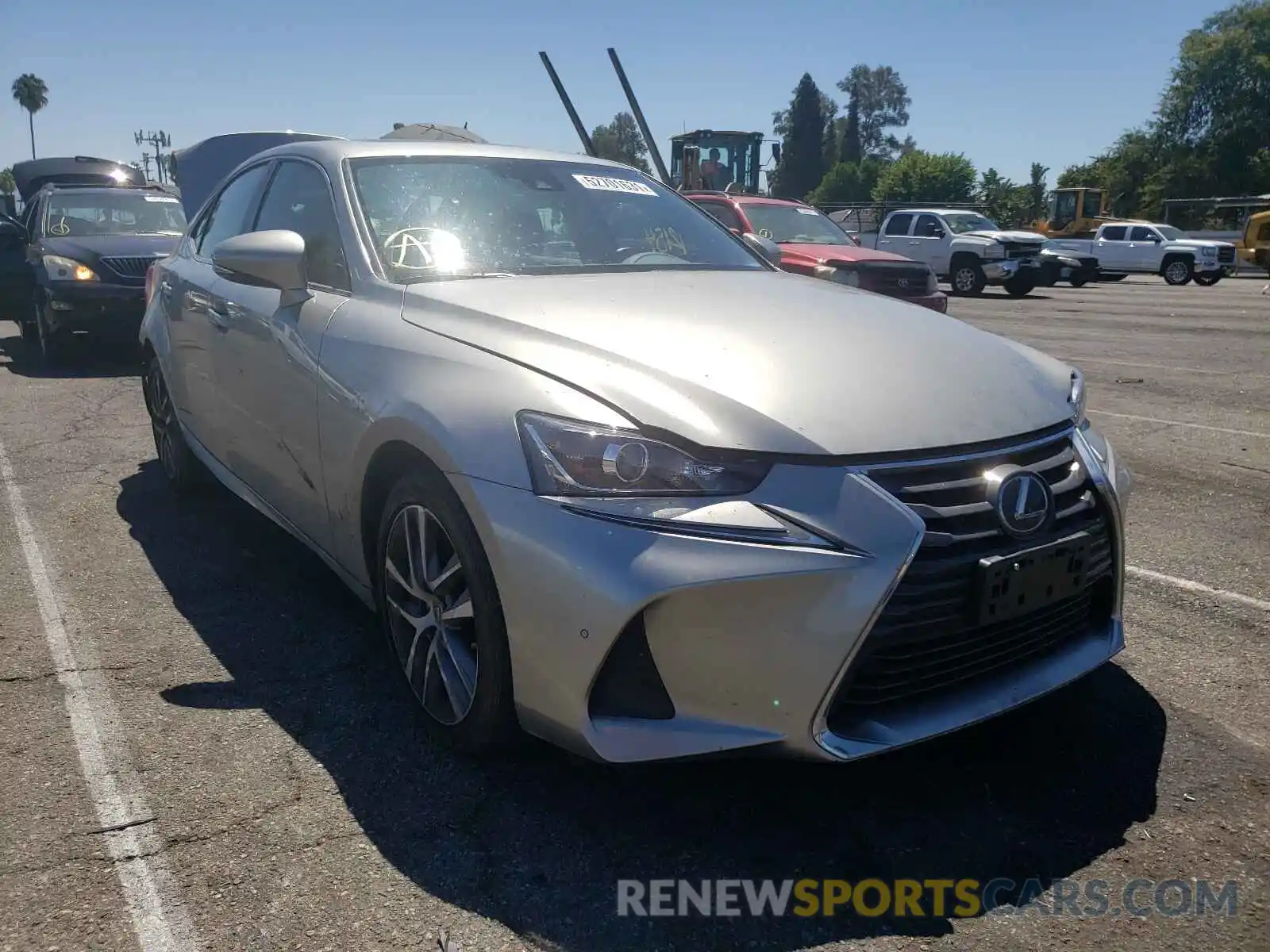 1 Photograph of a damaged car JTHDA1D27L5107181 LEXUS IS 2020