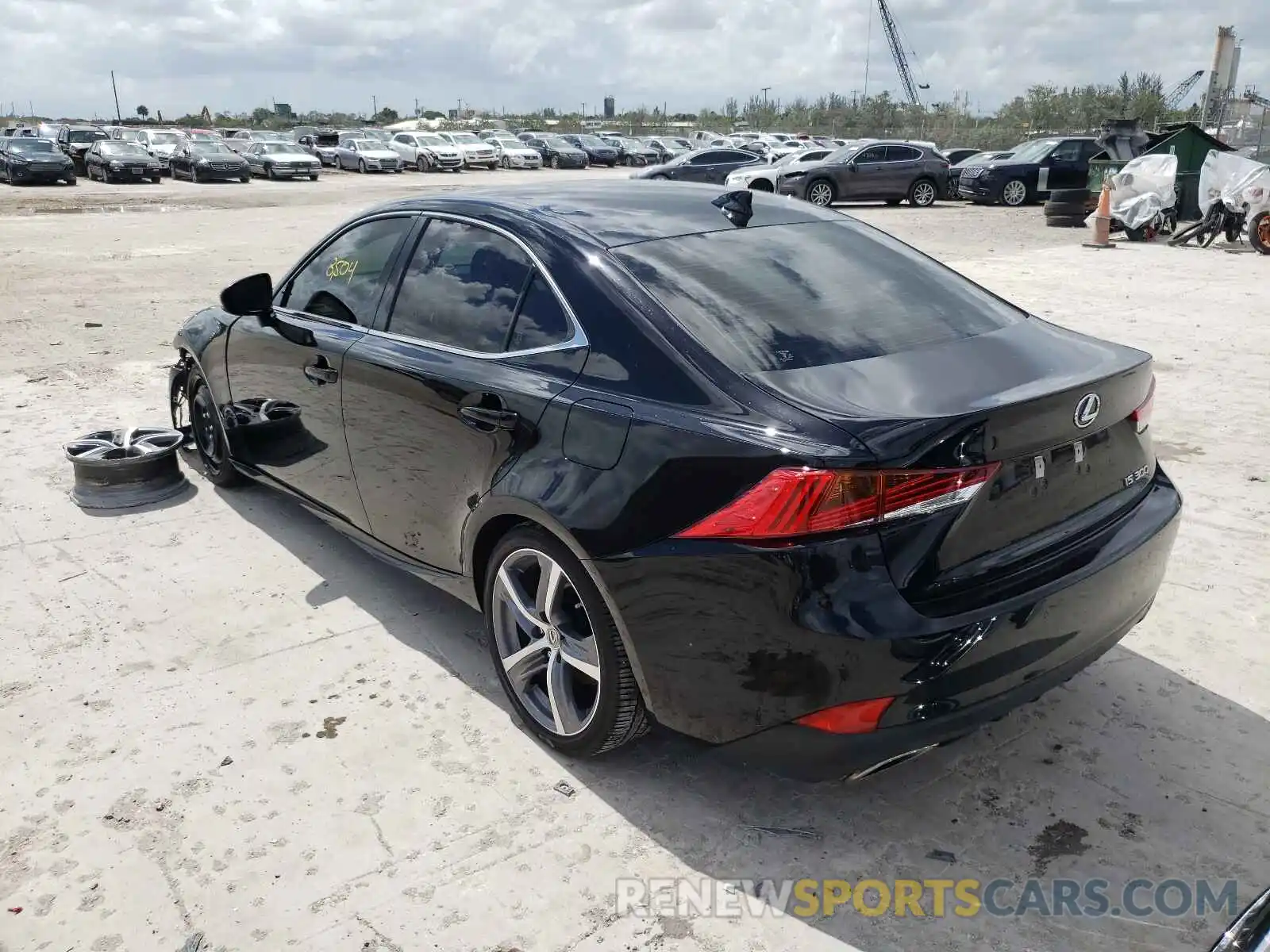 3 Photograph of a damaged car JTHDA1D27L5107410 LEXUS IS 2020