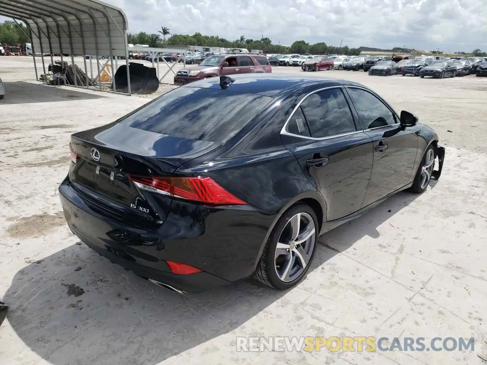 4 Photograph of a damaged car JTHDA1D27L5107410 LEXUS IS 2020