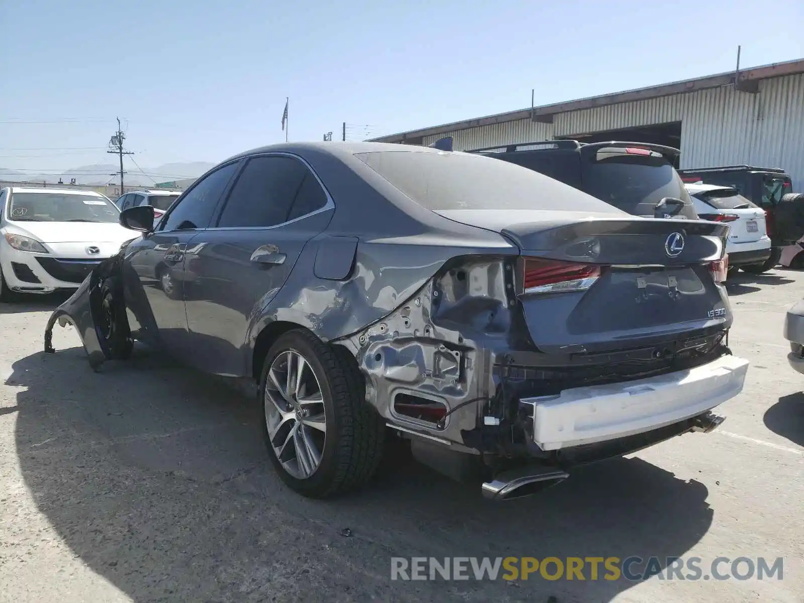 3 Photograph of a damaged car JTHDA1D27L5107701 LEXUS IS 2020