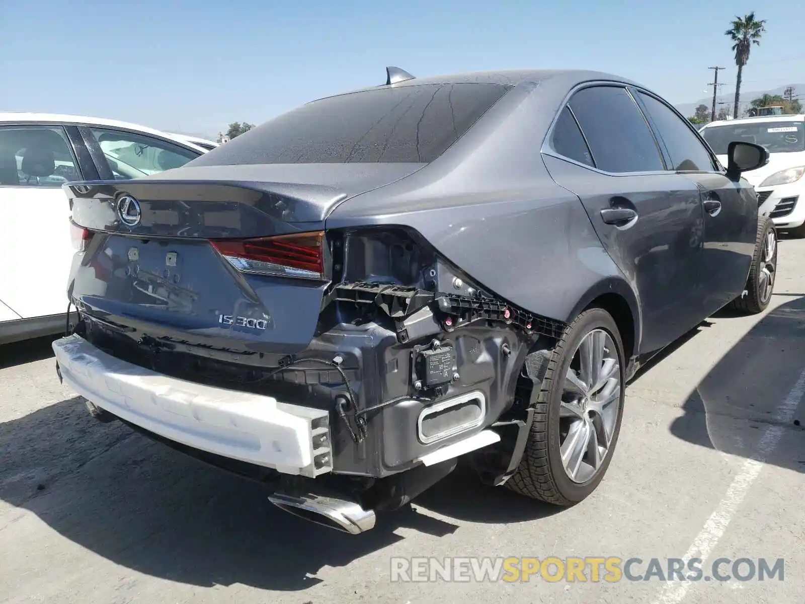 4 Photograph of a damaged car JTHDA1D27L5107701 LEXUS IS 2020