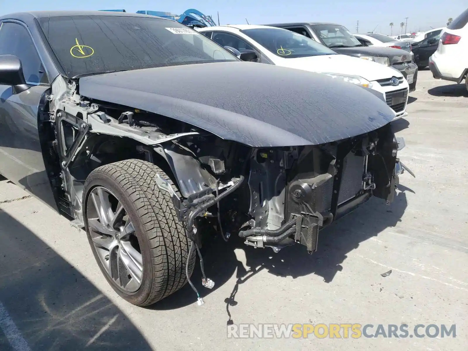 9 Photograph of a damaged car JTHDA1D27L5107701 LEXUS IS 2020