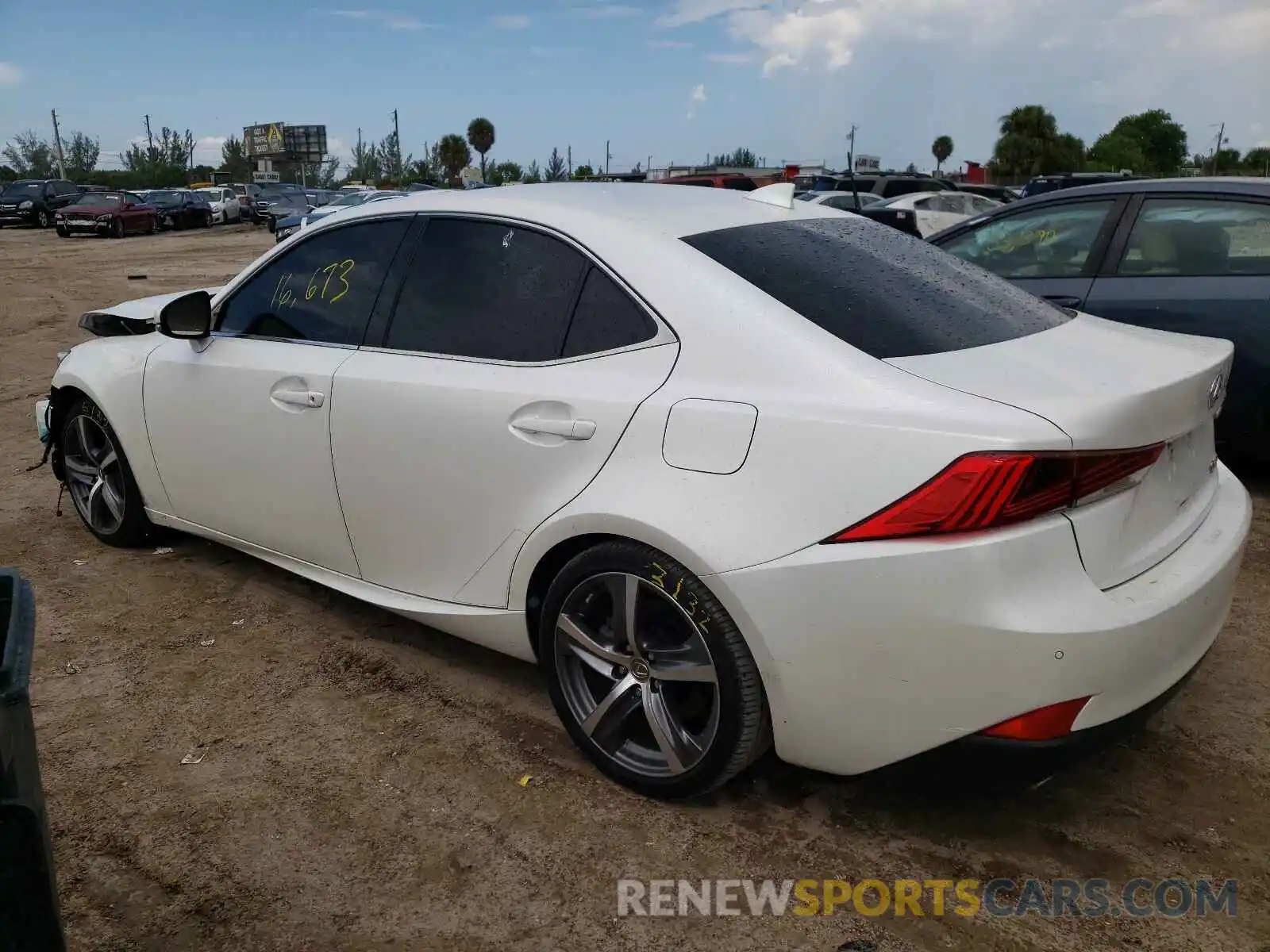 3 Photograph of a damaged car JTHDA1D28L5106363 LEXUS IS 2020