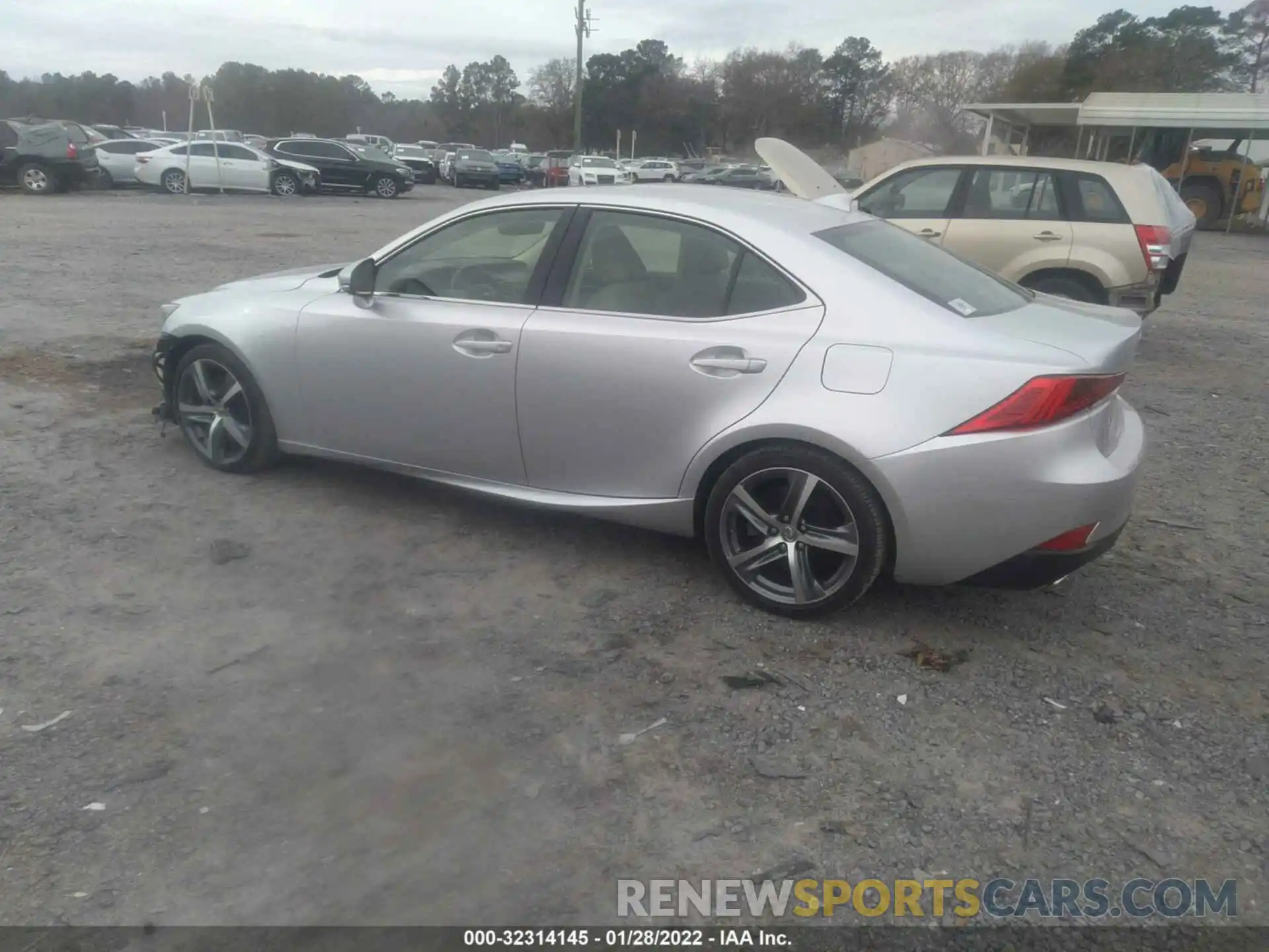 3 Photograph of a damaged car JTHDA1D2XL5101536 LEXUS IS 2020