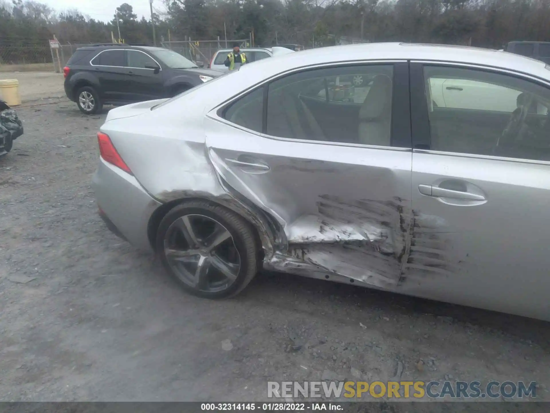 6 Photograph of a damaged car JTHDA1D2XL5101536 LEXUS IS 2020