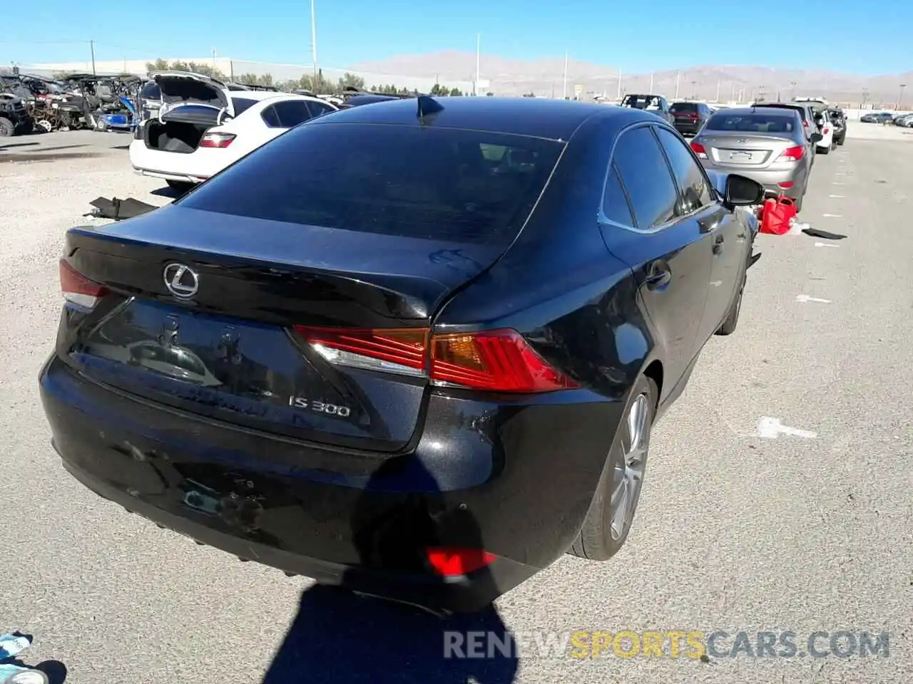 4 Photograph of a damaged car JTHDA1D2XL5106218 LEXUS IS 2020